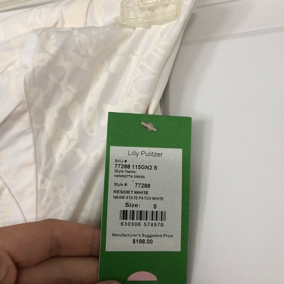 Lilly Pulitzer Henrietta Dress in Resort White - Picture 5 of 7